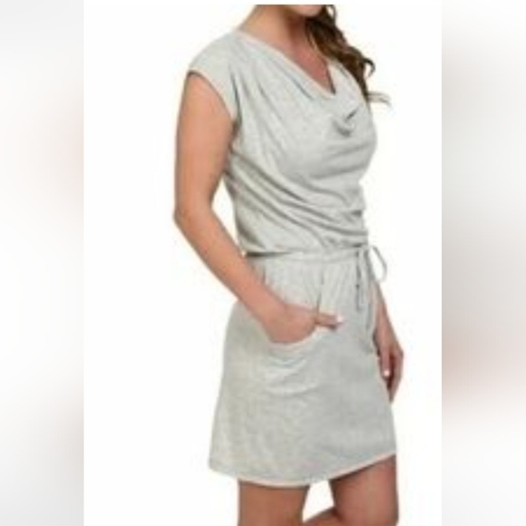The North Face Women's Size Medium Gray Women's Cowl Neck Sleeveless Dress - Picture 1 of 7
